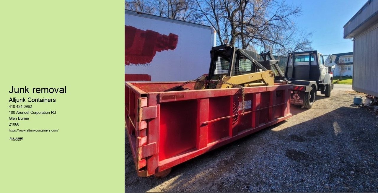 Dumpster rentals in Baltimore  MD