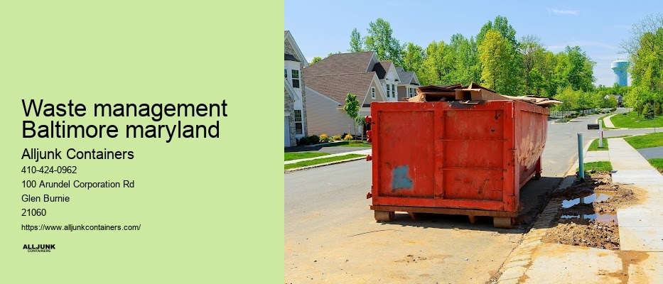 Dumpster rental Baltimore MD prices