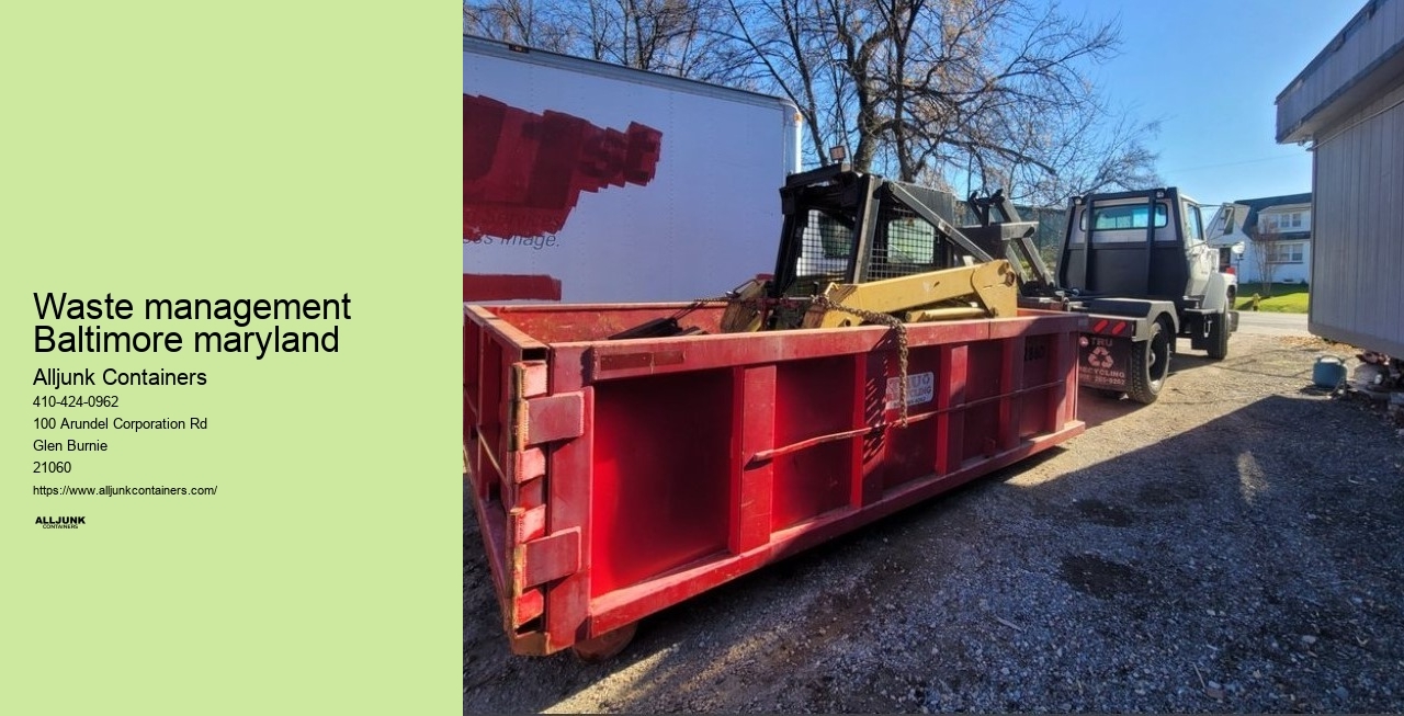Baltimore MD dumpsters for rent