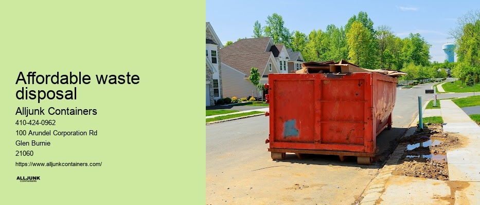 Commercial dumpster rental