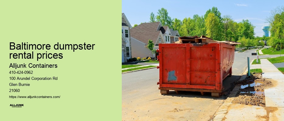 Waste management Baltimore city