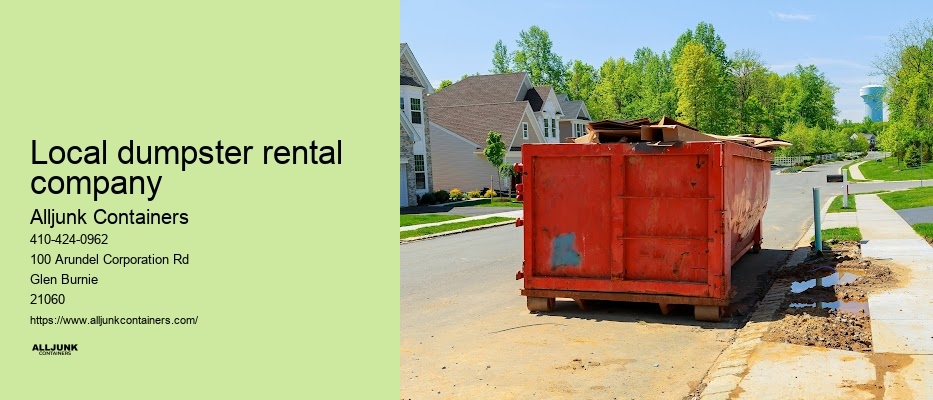 Dumpster drop-off Baltimore