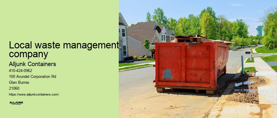 Local waste management company