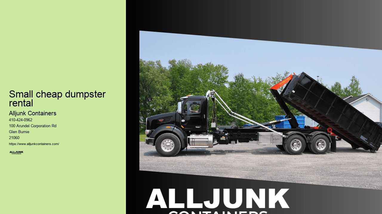 Small cheap dumpster rental
