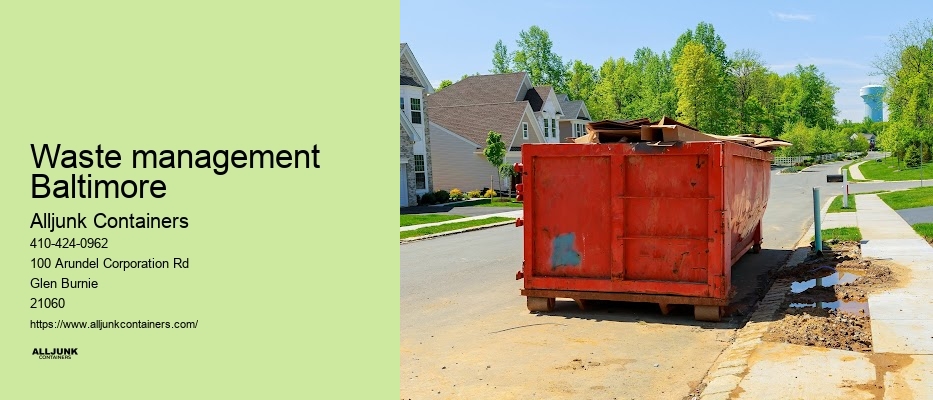 Dispose of construction waste